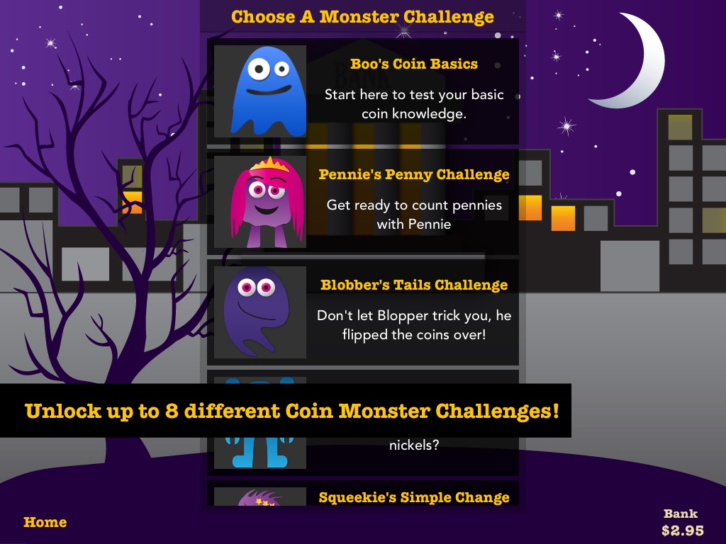 Coin Monsters - Math Games screenshot 2