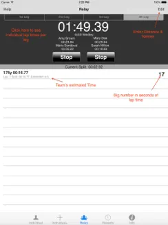 StopWatch For Swimming iPad image 3