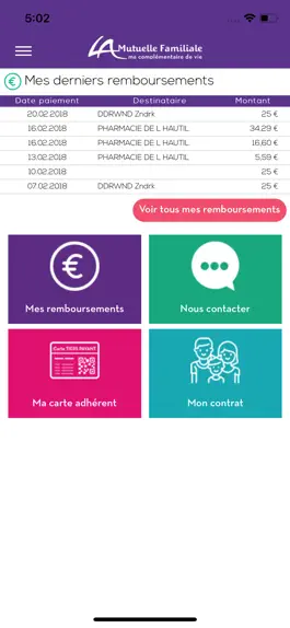 Game screenshot La Mutuelle Familiale apk