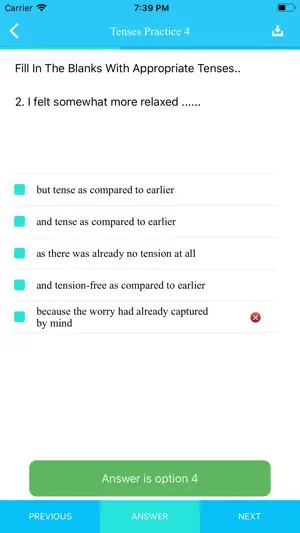English Tenses Practice screenshot 3