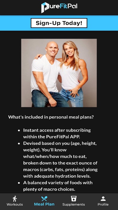 PureFitPal: Home, Gym Workout Screenshot