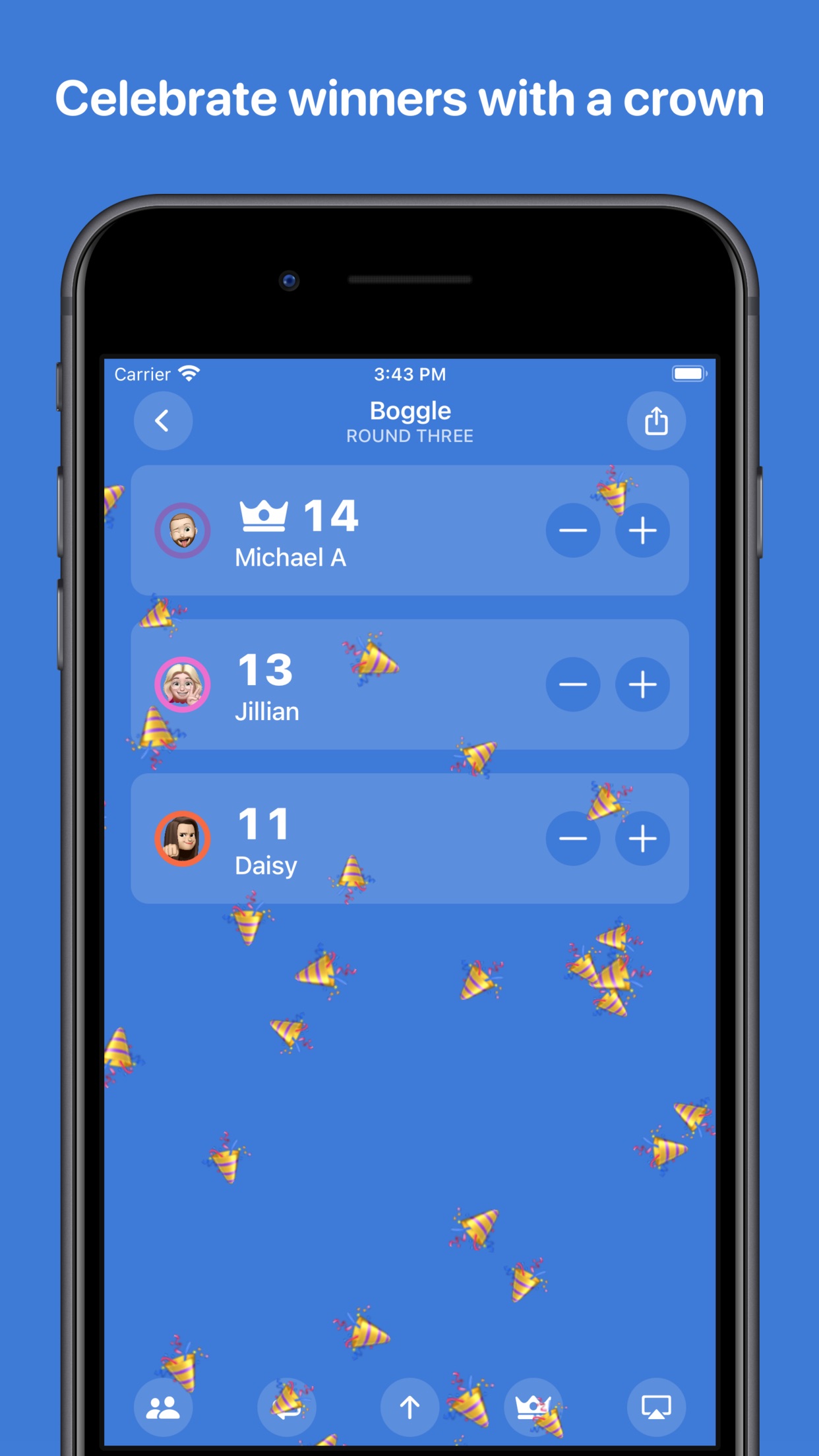 Screenshot do app Scorecard: Point Tracker