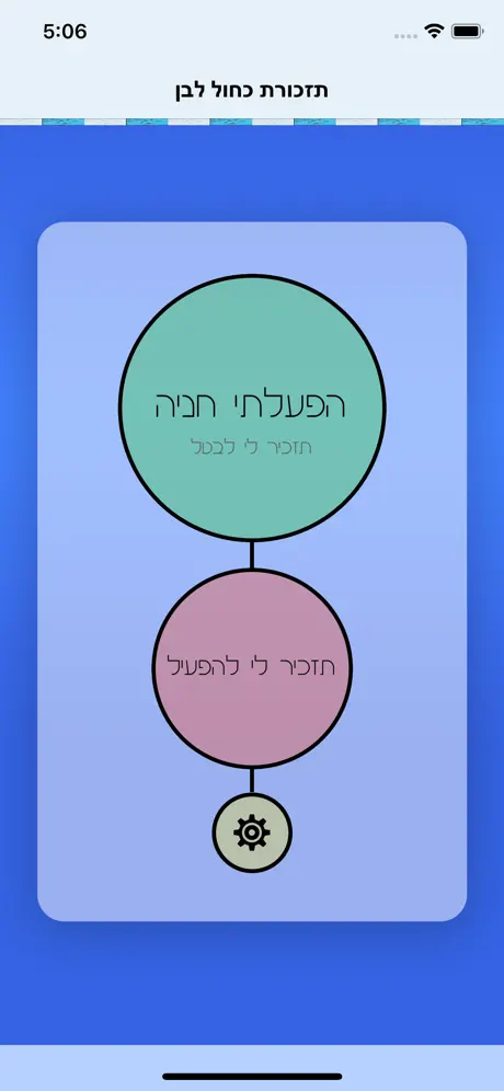 תזכורת כחול לבן