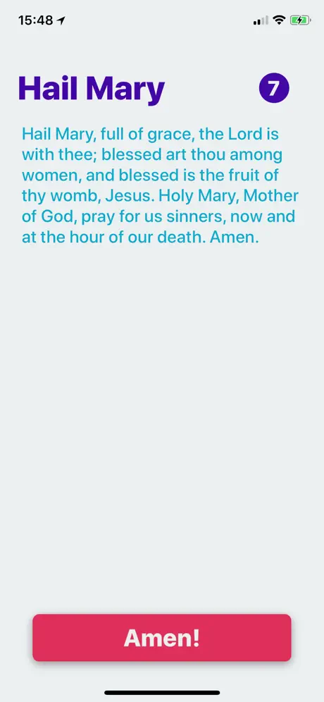 Holy Rosary — AMDG