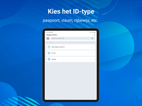 Pasfoto voor paspoort en visa iPad app afbeelding 3