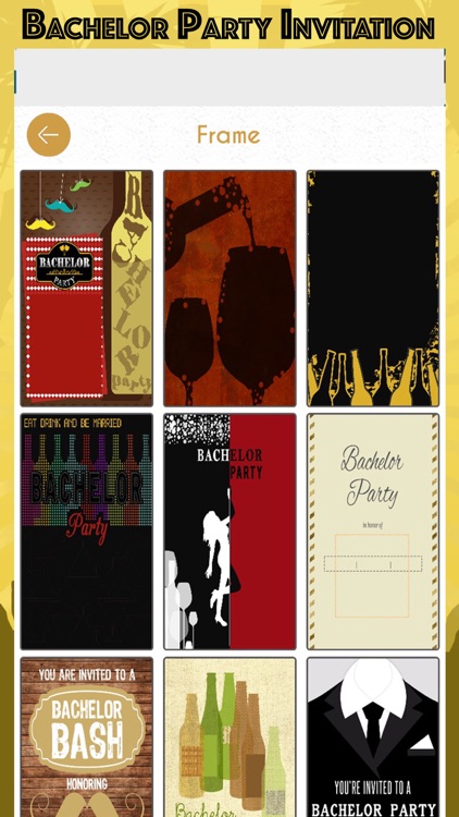 Bachelor Party Invitation Card