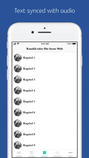Capture d'écran de Candide Ou L'optimisme -audio sur iPhone 4