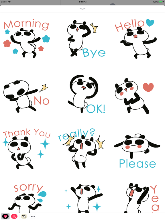 Screenshot #4 pour Punny Panda Bear Animated