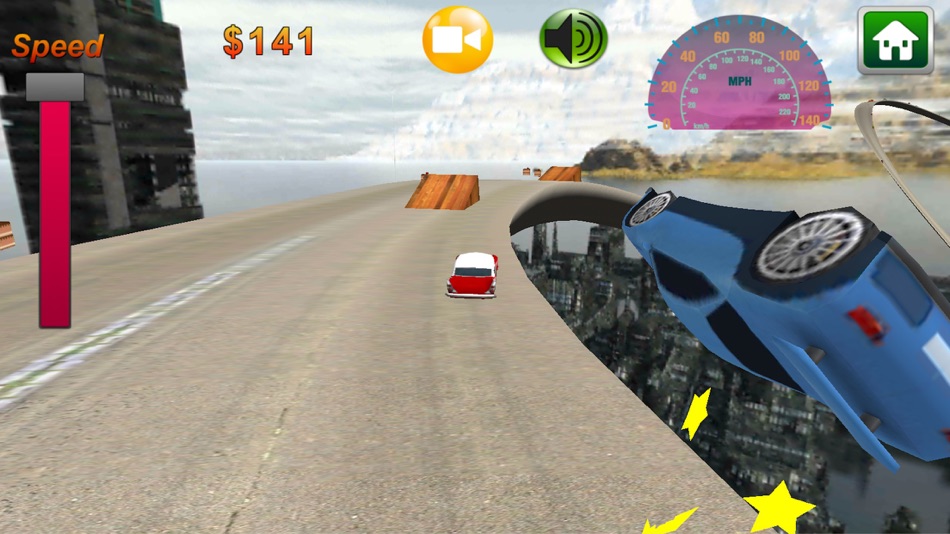 #2. Bumper Slot Car Race game QCat (iOS) Podle: 7-BRAIN TECHNOLOGY CO., LTD.