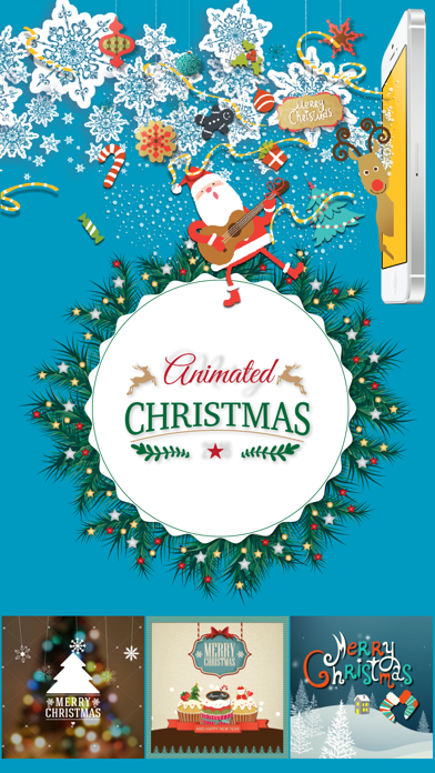 Animated Christmas Stickers - Screenshot