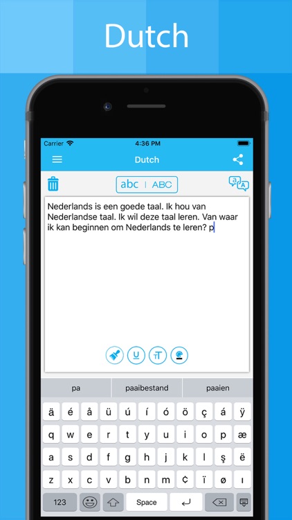 Dutch Keyboard - Translator