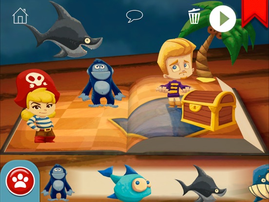 StoryToys Pirate Princess iPad app afbeelding 5