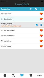 learn hindi - phrasebook iphone screenshot 3