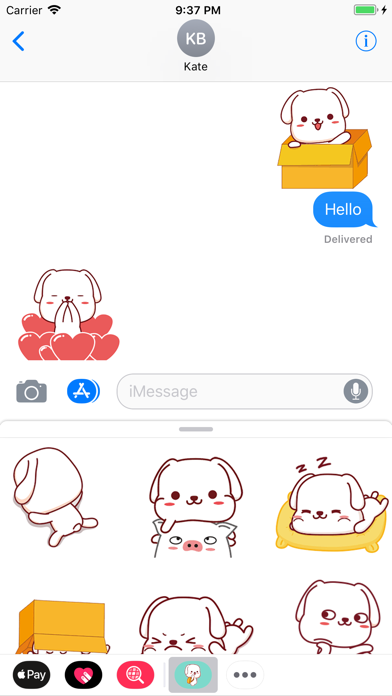 Screenshot #3 pour Labrador Dog Animated Stickers
