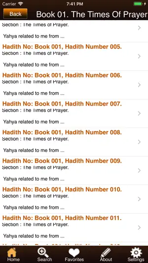 Malik's Muwatta screenshot 2