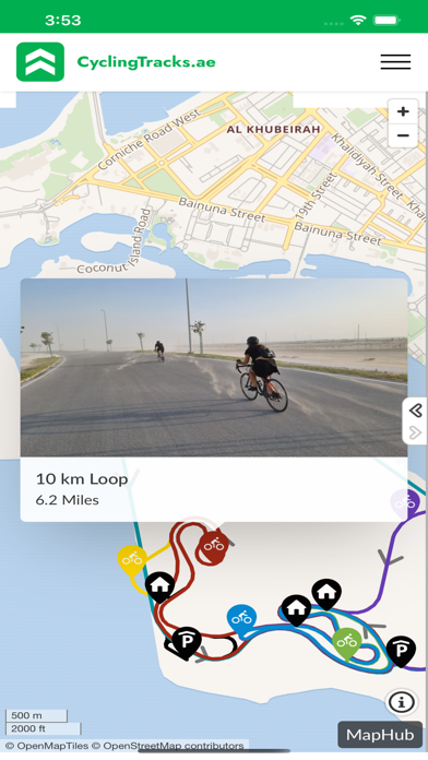 CyclingTracks Screenshot