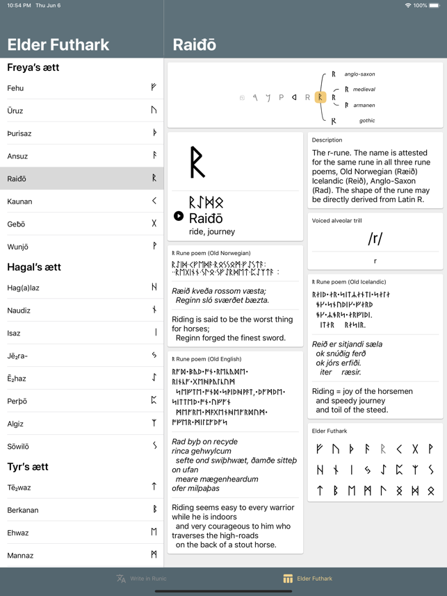 ‎Write in Runic Screenshot