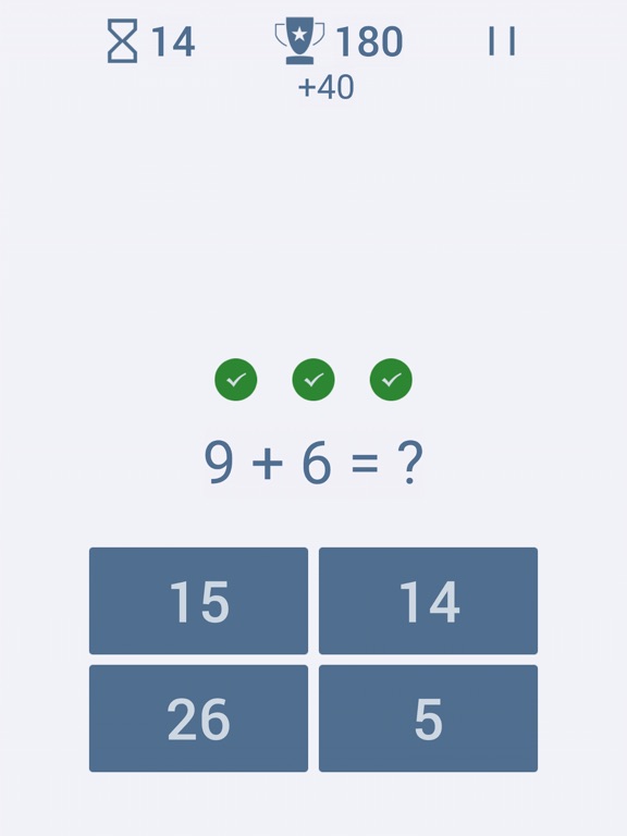 Screenshot #5 pour Mental Math:Kids Fun Math Game