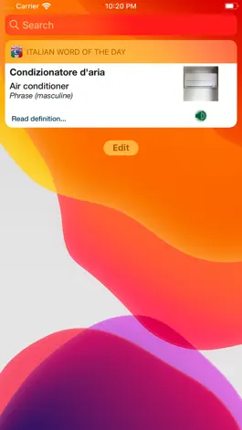 Game screenshot Italian Word of the Day hack