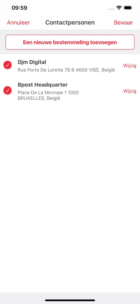 bpost Mobile Postcard