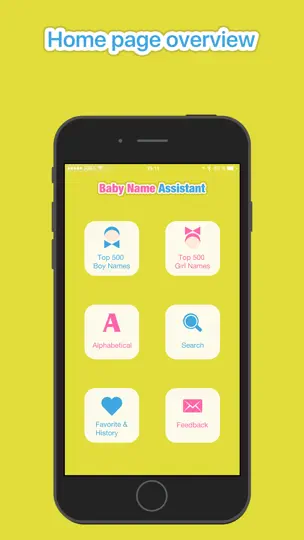 Captura de pantalla de Baby Name Assistant en iPhone 1