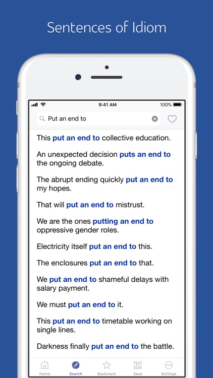 English Sentence Dictionary