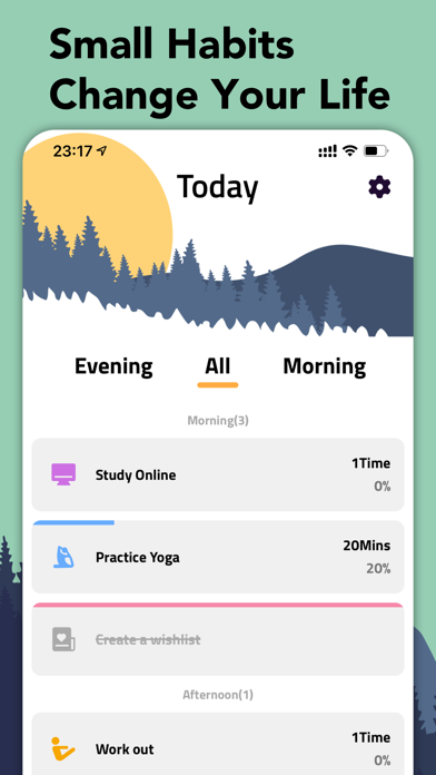 Habit Tracker & Reminder -Rise Screenshot