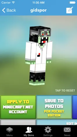 Game screenshot Skin Creator PE for Minecraft hack