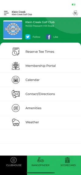 Game screenshot Klein Creek GC apk