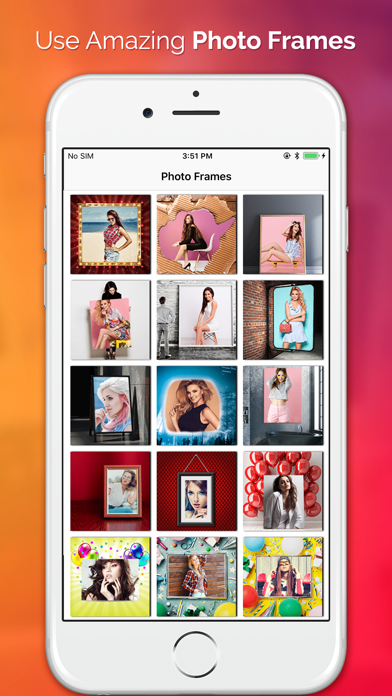 Screenshot #1 pour Photo Frames - Virtual Glam Up
