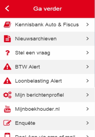 Mijnboekhouder.nl screenshot 2