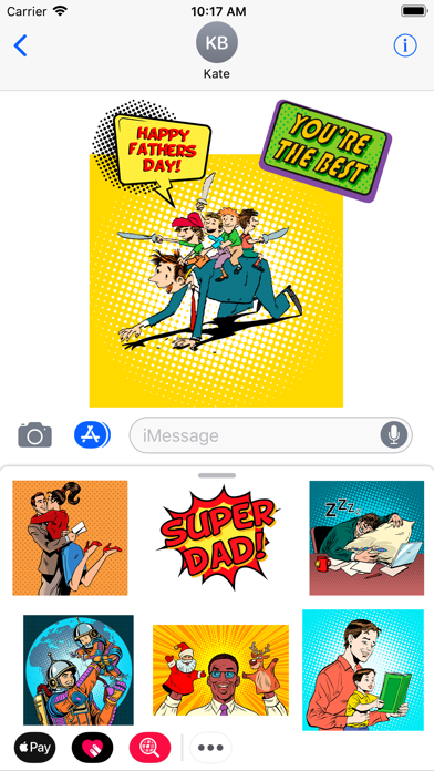 Super Dad - Happy Fathers Day Screenshot