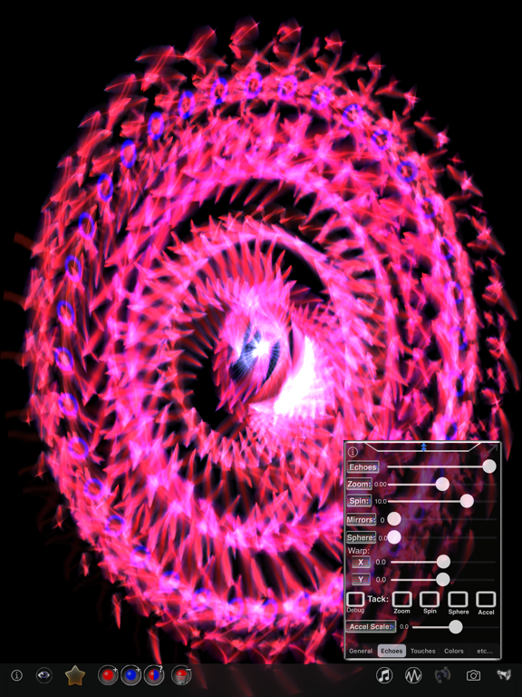 Screenshot #4 pour iBeams HD Music Visualizer