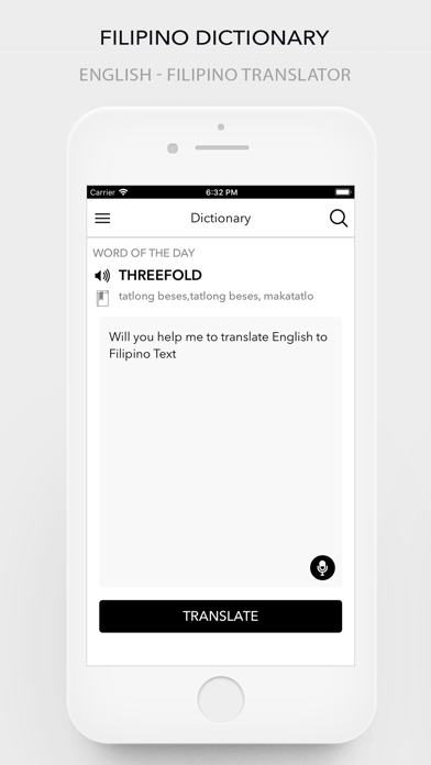 Screenshot #2 pour Filipino(Tagalog) Dictionary