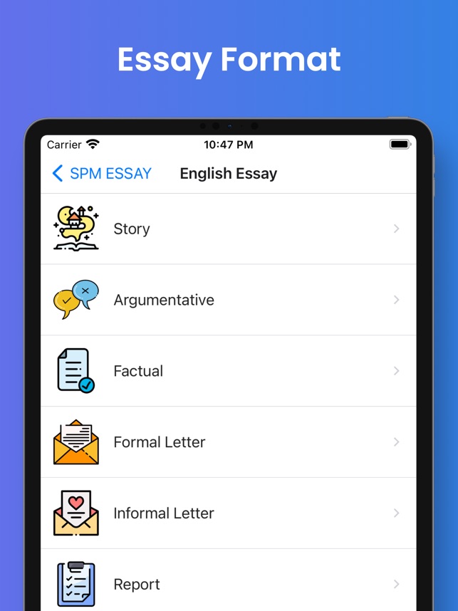 Spm Essay On The App Store