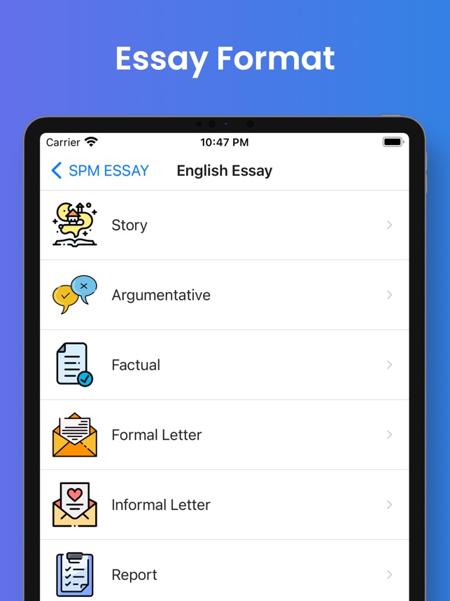 Spm Essay On The App Store