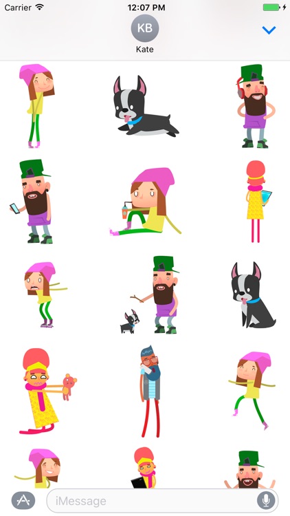 Millennials & Hipster animated