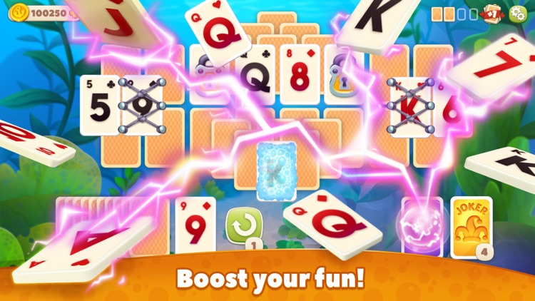 Undersea Solitaire Tripeaks screenshot-3