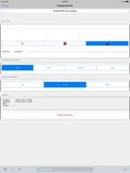 express dictate dictation app ipad bildschirmfoto 3
