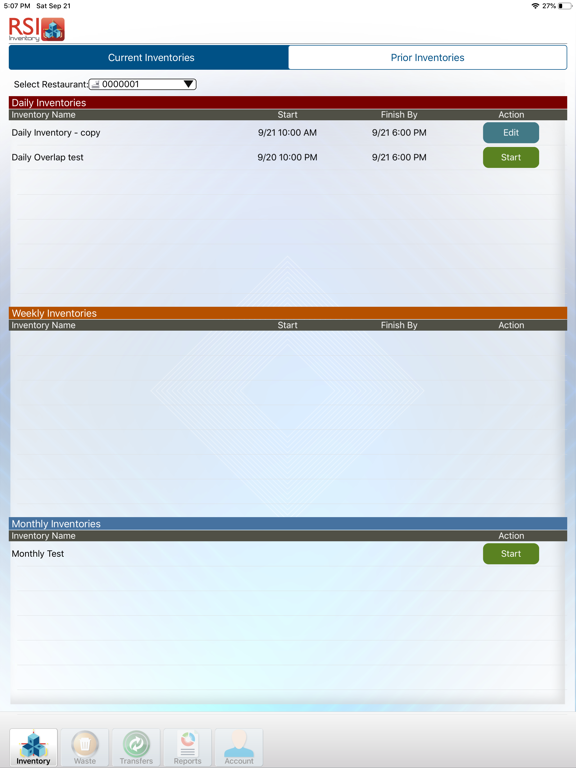 RSI Inventory iPad screenshot 2 - Business app