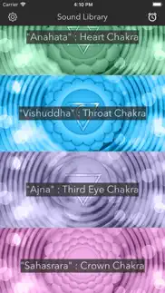 chakra balance meditations iphone screenshot 1