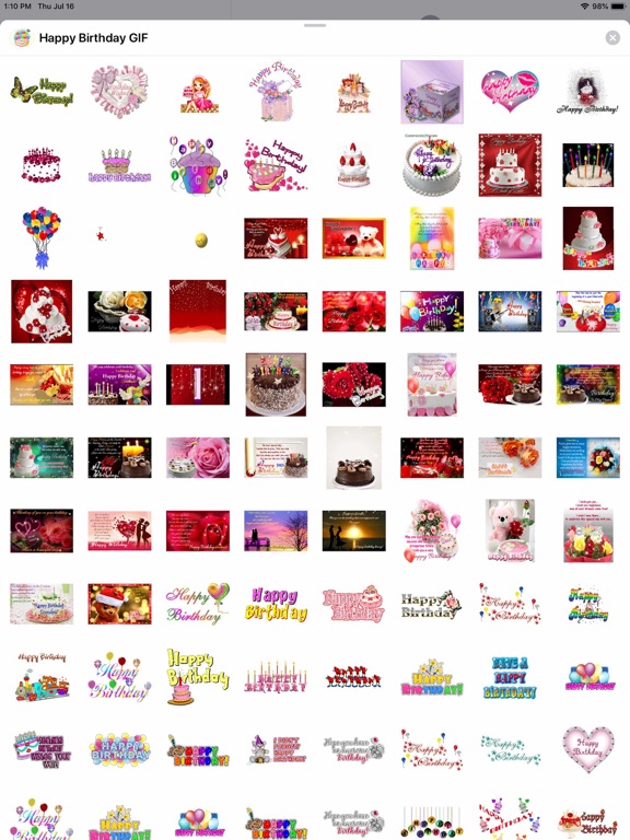 Screenshot #4 pour Happy Birthday GIF