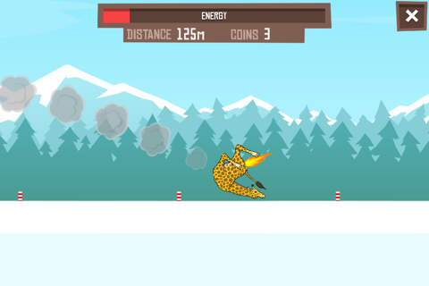 Giraffe Winter Sport Simulator screenshot 3