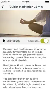 Mindfulness – bevidst nærvær screenshot #4 for iPhone