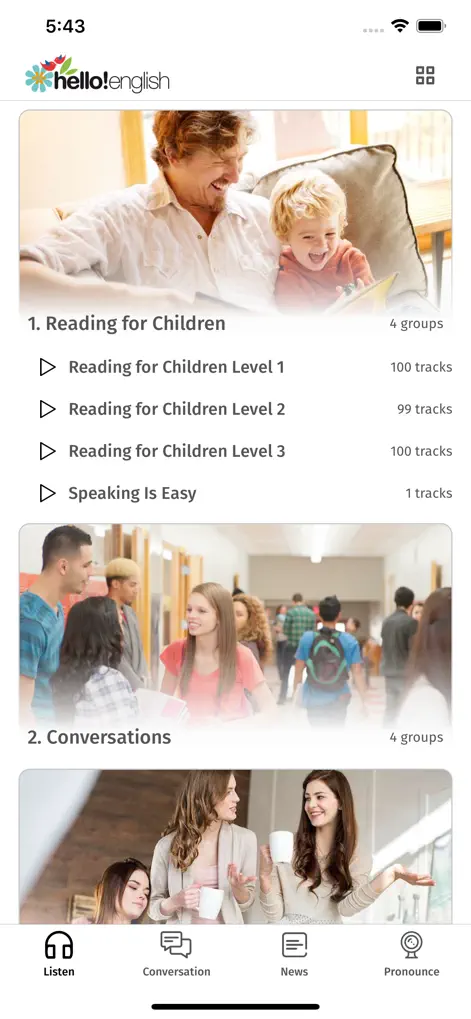 Hello! English - Learn English - Education App | MWM