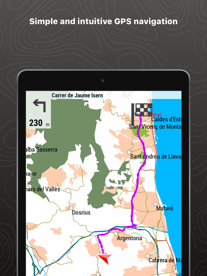 TwoNav Maps Routes