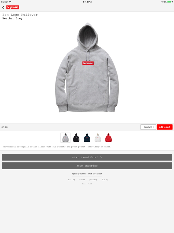iPad Image of Supreme
