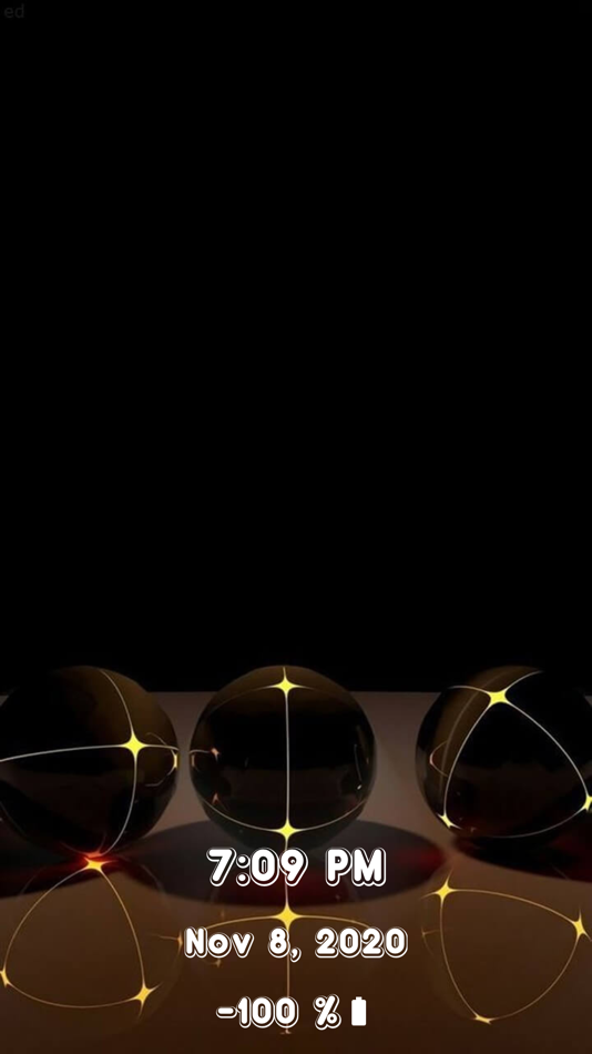 #7. ClockDisplay - Time Wallpaper (iOS) 由: Abdulla Yasin