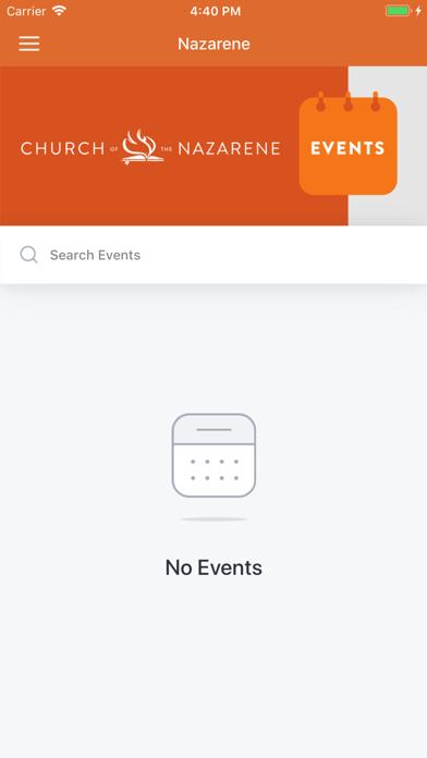 How to cancel & delete Nazarene Events from iphone & ipad 2