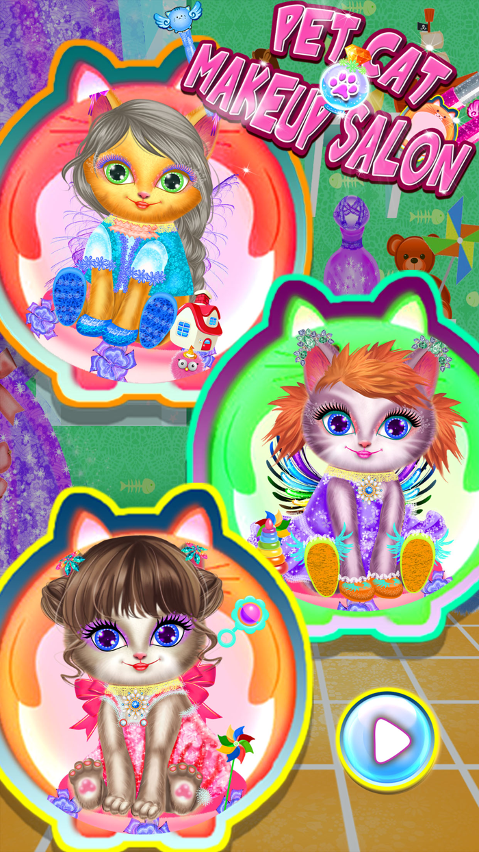 Pet Cat Makeup Salon-Girl Game